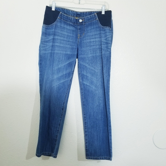 Maternity Jean's side elastic - Picture 1 of 7